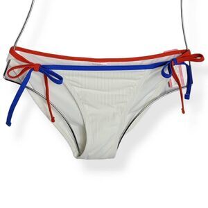 Xhilaration White String Bikini Bottom Medium Juniors